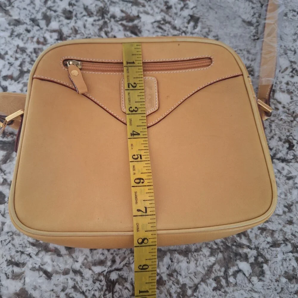 Wai See yellow‎ leather crossbody